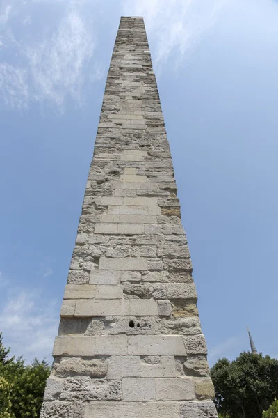 Obelisk Konstantyna w Sultanahmet, Istanbul, Turcja — Zdjęcie stockowe