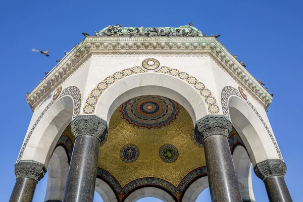 Fontanny niemieckiej w Sultan Ahmet square, Stambuł — Zdjęcie stockowe