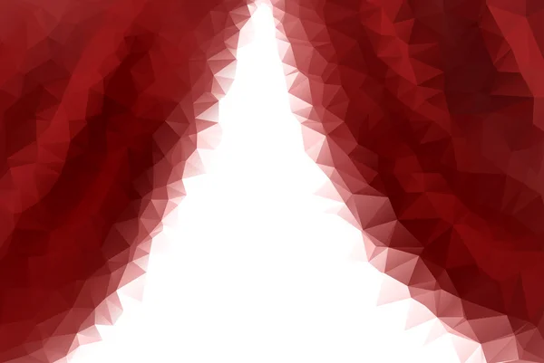 Bajo polivinílico vacío cortinas de entrada etapa roja — Foto de Stock