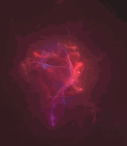 Space vågig bakgrund i Magenta violett ton färg. Vektor illustration — Stock vektor