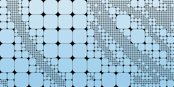 정사각형 파란색 흰색 그라데이션 기하학적 추상배경 — 스톡 벡터
