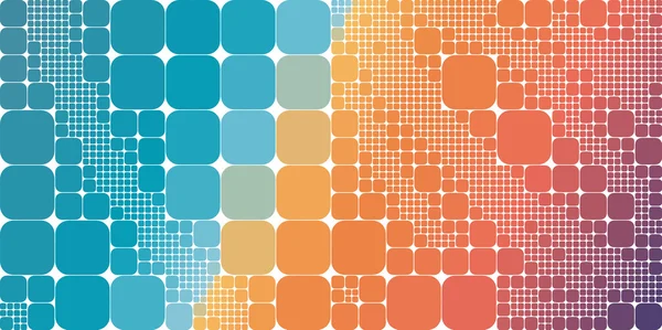 Kare mavi turuncu mor degrade geometrik soyut arka plan