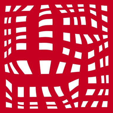 kılavuz arka plan. Kırmızı ve beyaz zebra yazdırın. Vektör çizim. eps10