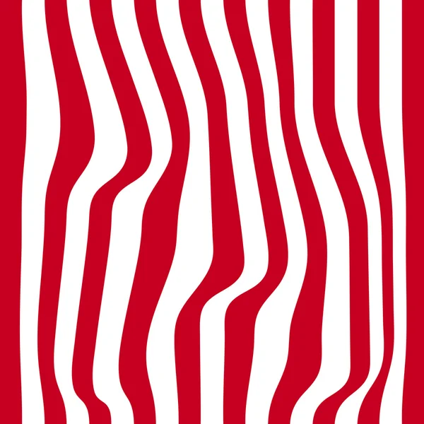 Fondo abstracto a rayas. impresión de cebra roja y blanca. Ilustración vectorial. eps10 — Archivo Imágenes Vectoriales