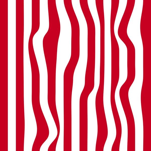Fondo abstracto a rayas. impresión de cebra roja y blanca. ilustración —  Fotos de Stock