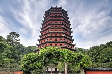 Liuhe Pagoda (altı Harmonies Pagoda) Hangzhou, Çin
