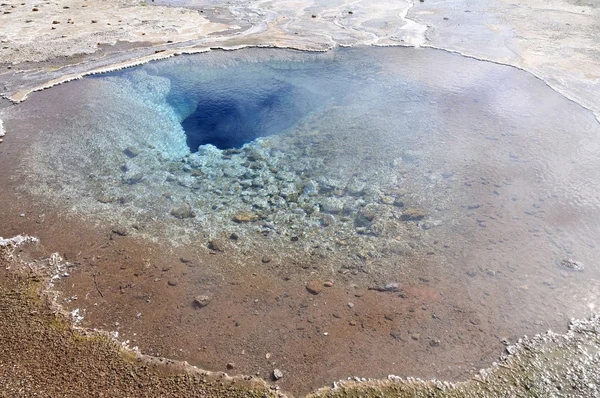 Blesi Hot Spring Geysir terület, Izland — Stock Fotó