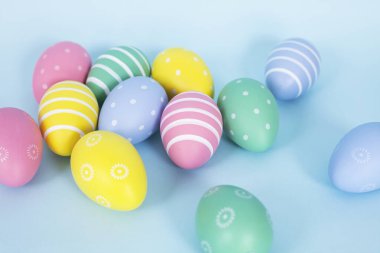 Paskalya yumurtalı Paskalya arkaplanı.