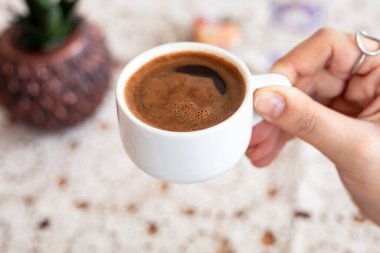 Geleneksel Türk kahvesi konsepti