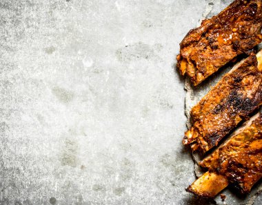 Domuz kaburga ızgara.