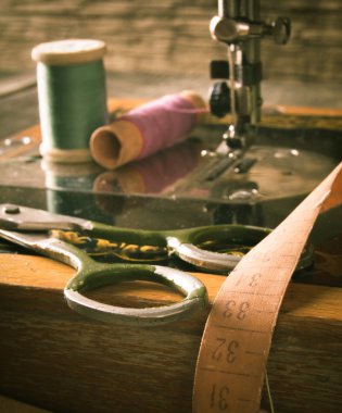 dikiş. Dikiş makine ve araçlar.