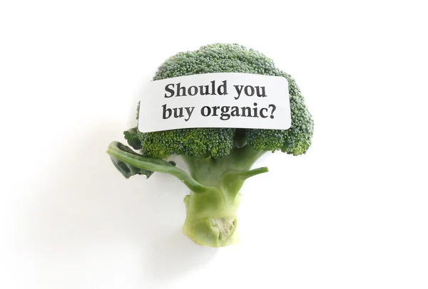 Купить органическую этикетку — стоковое фото