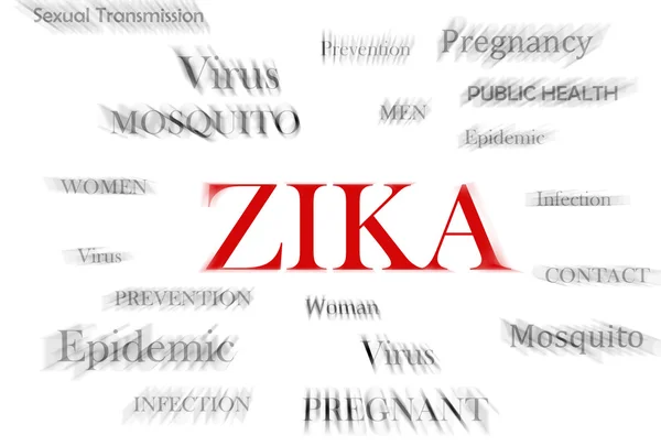Concetto di virus Zika — Foto Stock