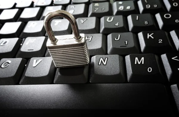 Keyboard lock concept — Stock Photo, Image