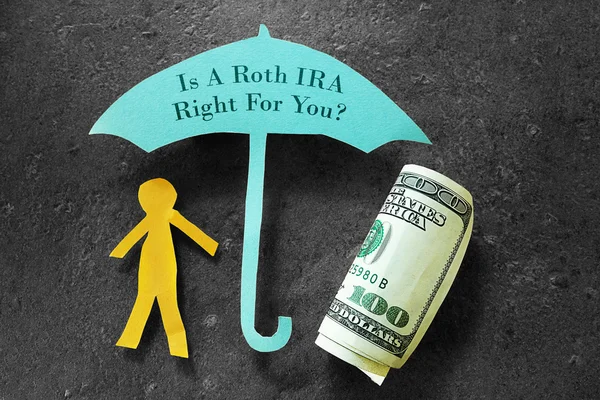 Roth IRA retirement planning — Stock Photo, Image