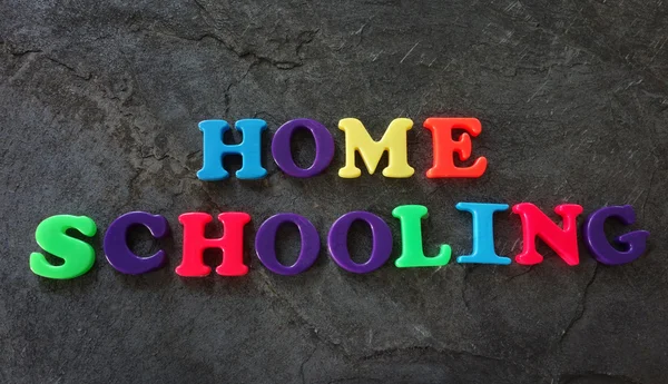 Home Schooling letters — Stock Photo, Image