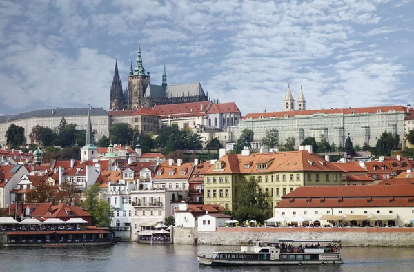 View Prague Vltava River — Stock Photo, Image