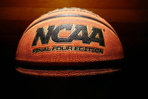 Wilmington Usa 2021 Ncaa Final Four Edition Basketball Hardwood Background — Stock Photo, Image