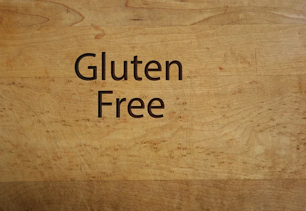 Gluten Free text — Stock Photo, Image