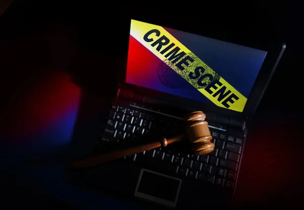 Escena del crimen PC —  Fotos de Stock