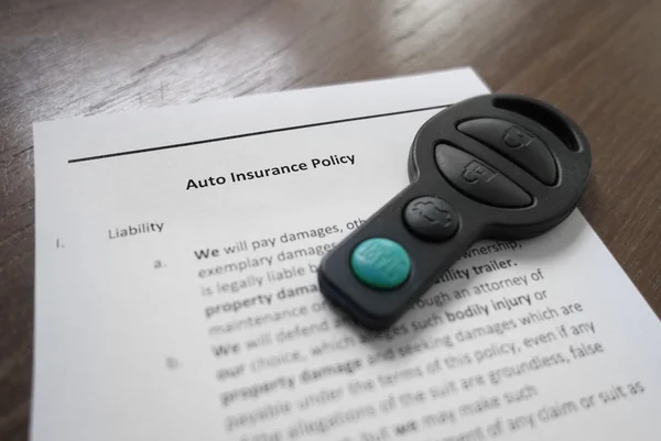 Auto  insurance — Stock Photo, Image