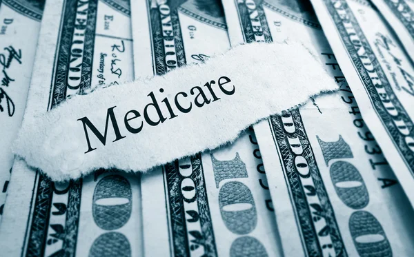 Medicare bills — Stock Photo, Image