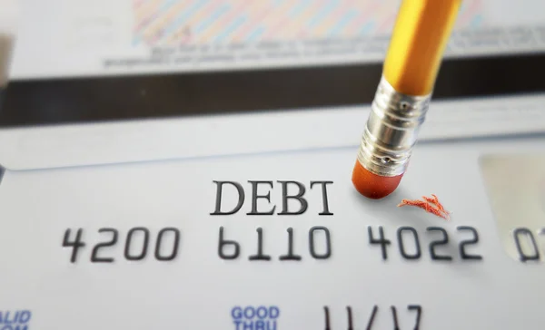 Credit debt — Stock Photo, Image