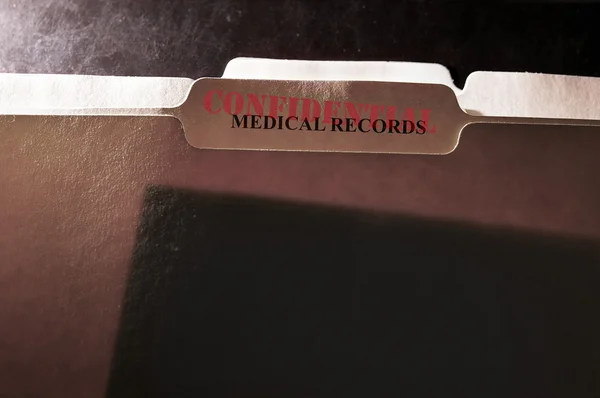 Rekordy poufne folderu — Zdjęcie stockowe