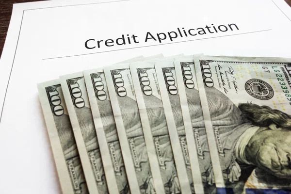 Credit Application — Stock Photo, Image