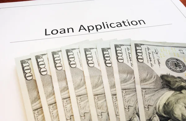 Loan app — Stock Photo, Image