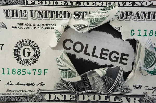 College dollar — Stock Photo, Image