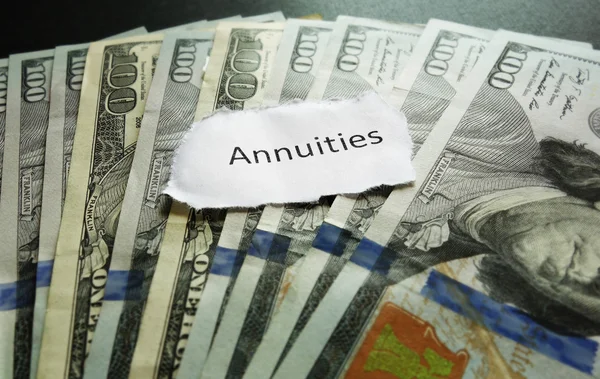 Annuity note — Stock Photo, Image