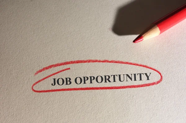 Oportunidade de emprego — Fotografia de Stock