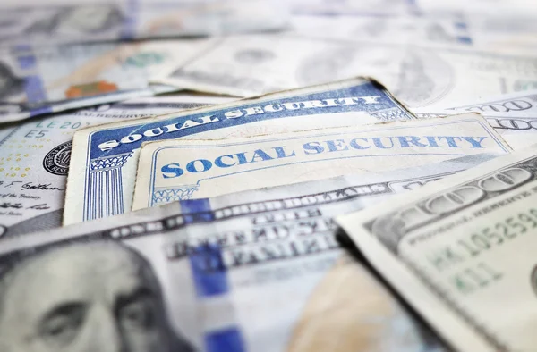 Társadalombiztosítási kártyák — Stock Fotó