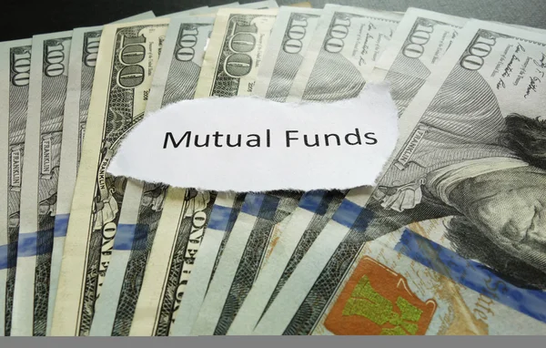 Mutual fund note — Stock Photo, Image