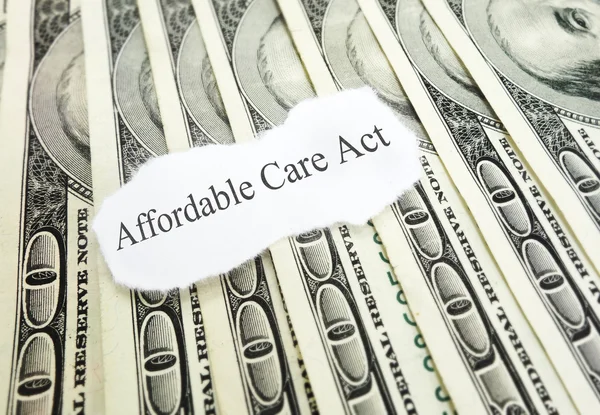 Affordable Care Act money — Stock Photo, Image