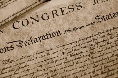 The Declaration of Independence clipart