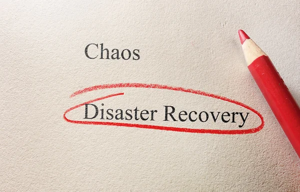 Recuperação de desastres — Fotografia de Stock