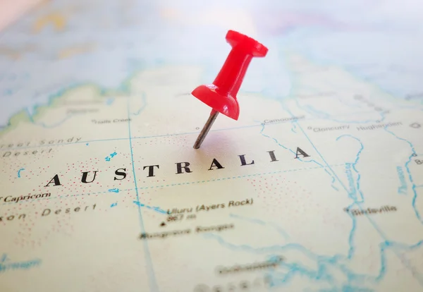 Australia map — Stock Photo, Image