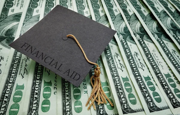 Financial Aid money — Stock Photo, Image