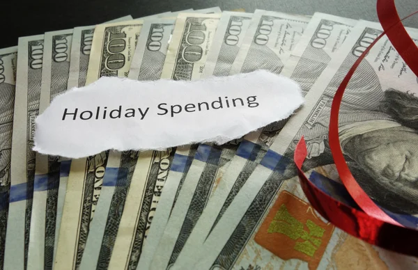 Conceito de gastos de férias — Fotografia de Stock