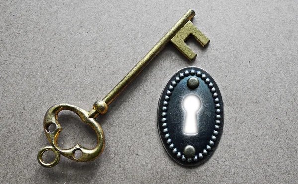 Stary klucz stylu — Zdjęcie stockowe