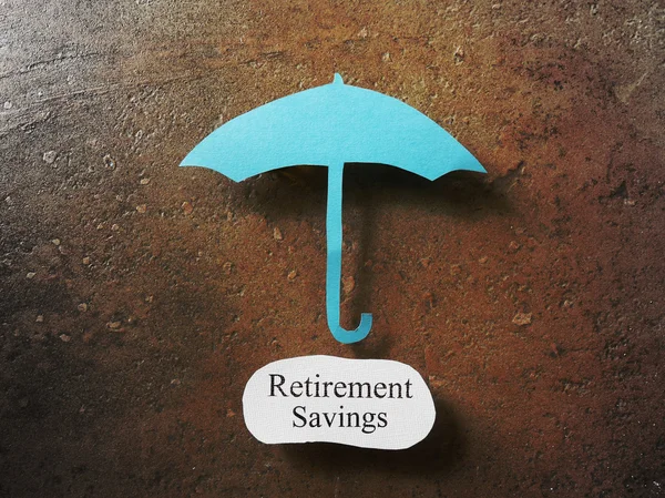 Retirement Savings protection — Stock Photo, Image