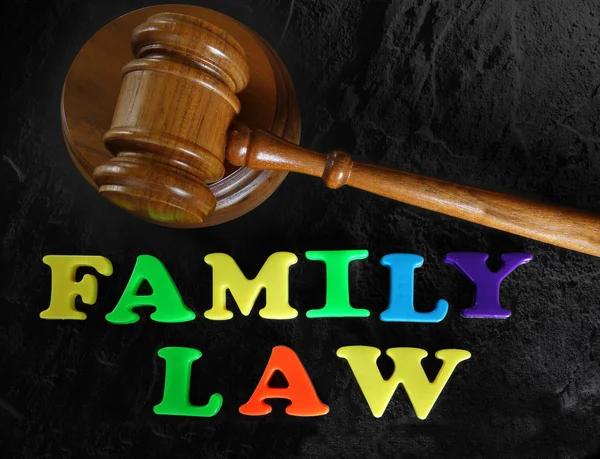 Concepto de derecho de familia — Foto de Stock