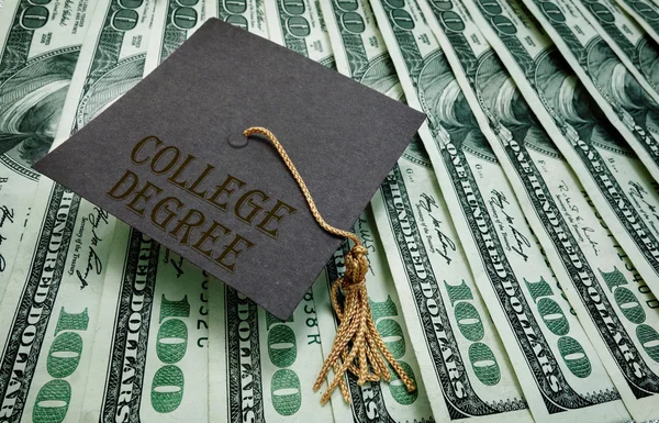 College Degree money — Stock Photo, Image