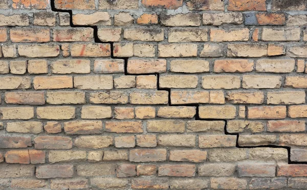 Old cracked foundation — Zdjęcie stockowe