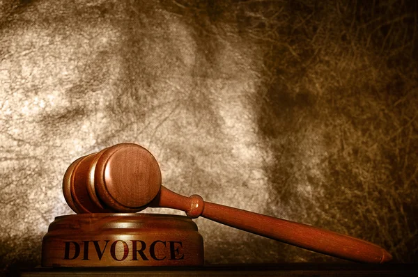 Legal gavel divorce — Stock Photo, Image