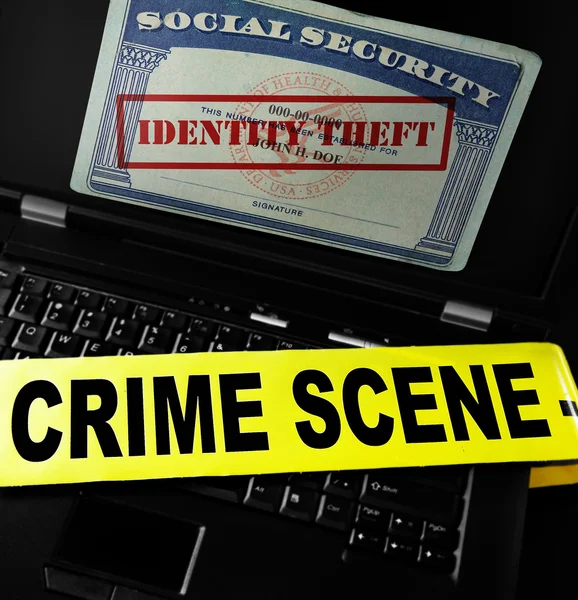 Online személyazonosság-lopás Stock Kép
