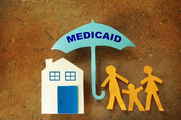 Rodzina Medicaid parasol — Zdjęcie stockowe