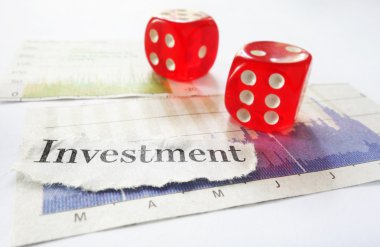 Investment risk clipart
